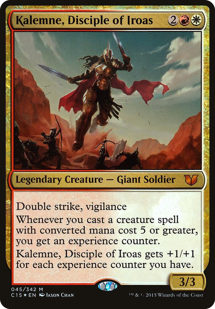 Kalemne, Disciple of Iroas (Commander 2015) #45 M - Oversize Cards Pokemon card