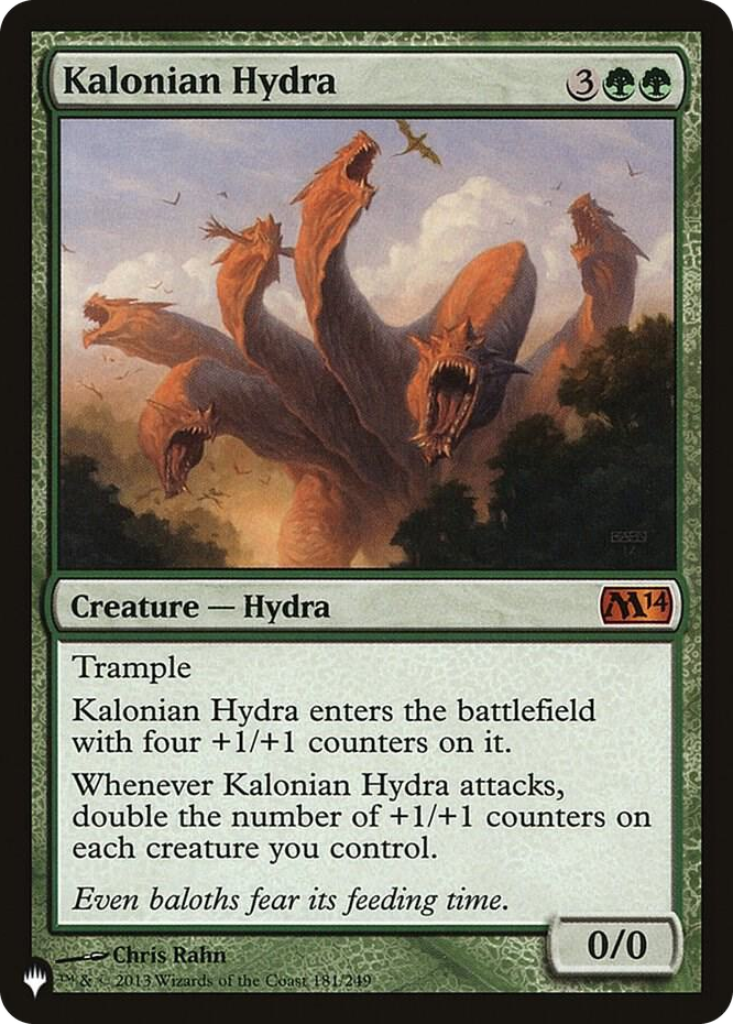 Kalonian Hydra #181 M - The List Reprints Pokemon card