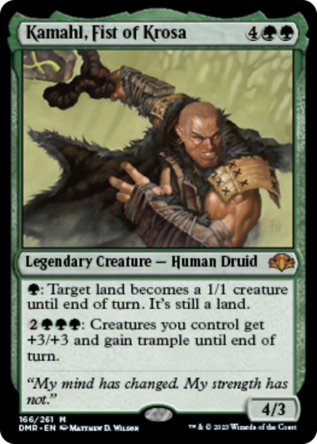 0166 Kamahl, Fist of Krosa M Dominaria Remastered