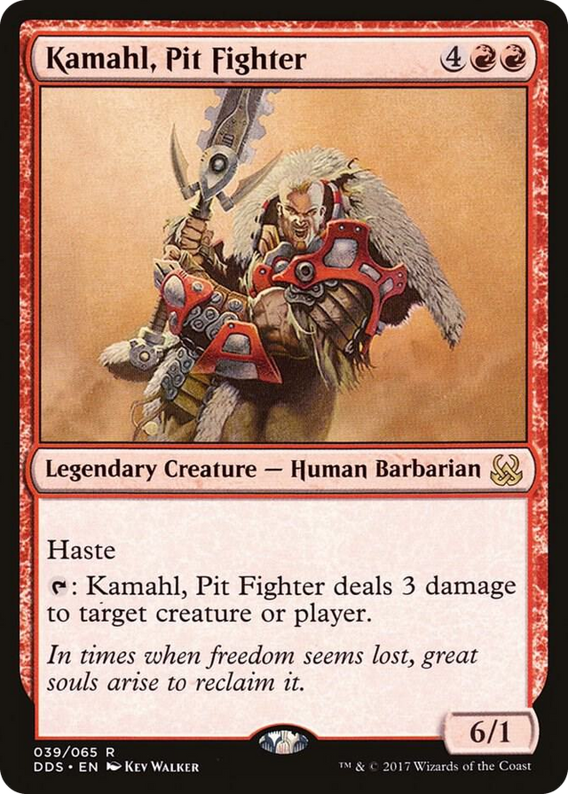 0039 Kamahl, Pit Fighter R Duel Decks: Mind vs. Might