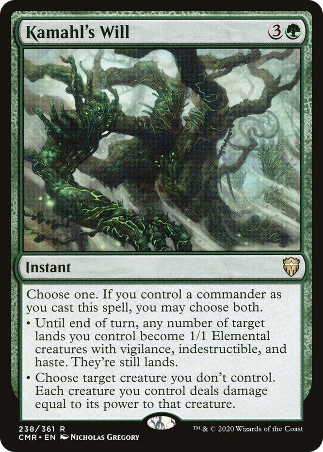 0238 Kamahl's Will R Commander Legends