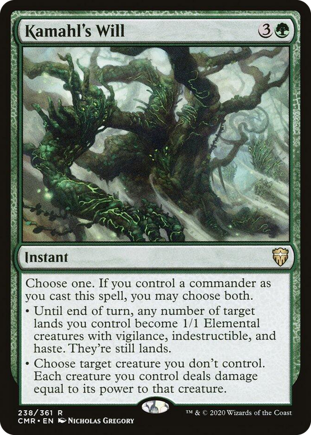 0238 Kamahl's Will R Commander Legends