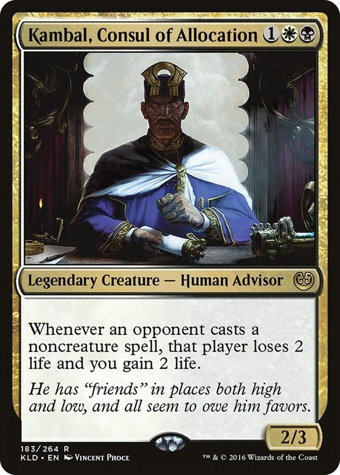 Kambal, Consul of Allocation #183 R - Kaladesh Pokemon card