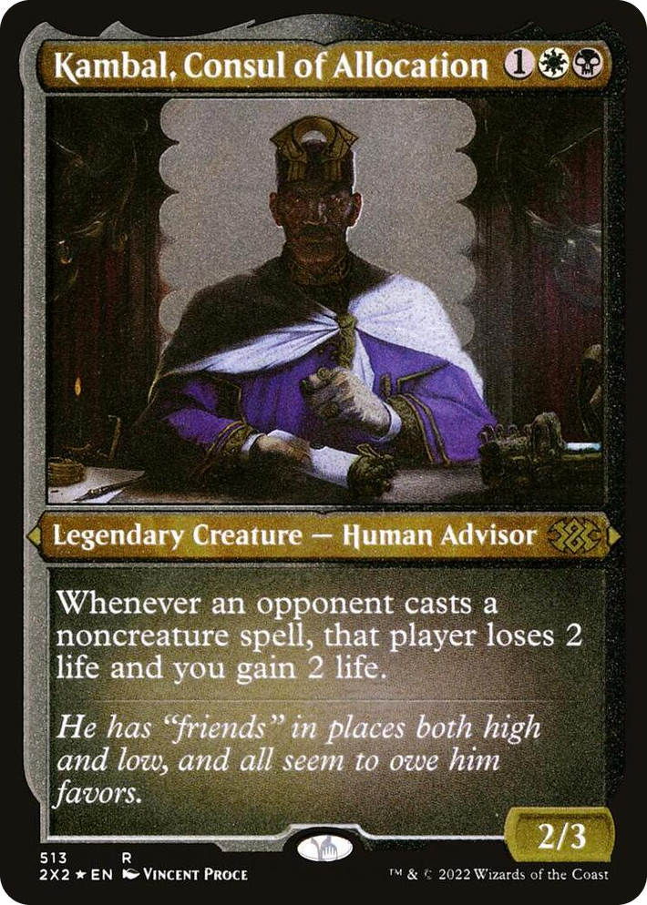 0513 Kambal, Consul of Allocation (Foil Etched) R Double Masters 2022