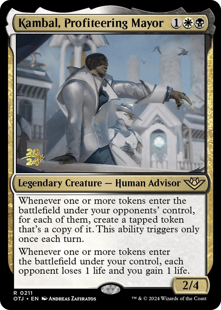 0211 Kambal, Profiteering Mayor R Prerelease Cards