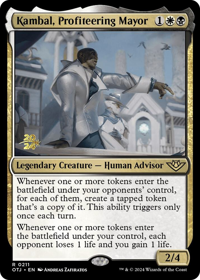 0211 Kambal, Profiteering Mayor R Prerelease Cards