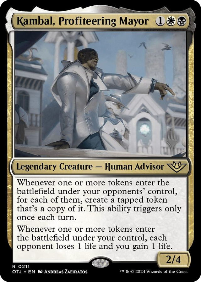0211 Kambal, Profiteering Mayor R Promo Pack: Outlaws of Thunder Junction