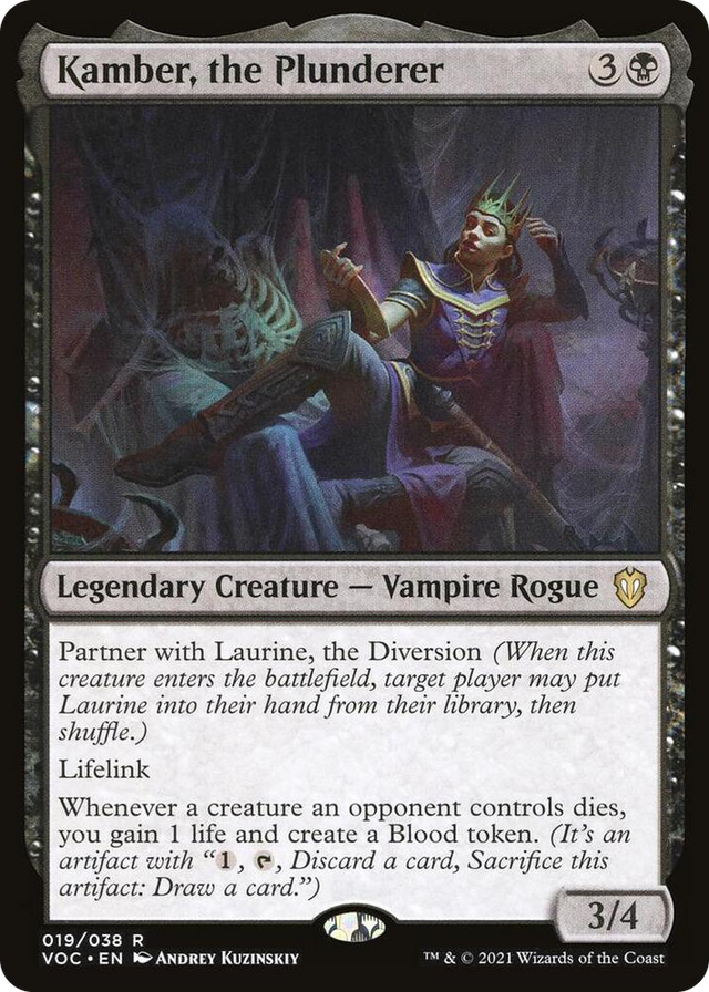 0019 Kamber, the Plunderer R Commander: Innistrad: Crimson Vow