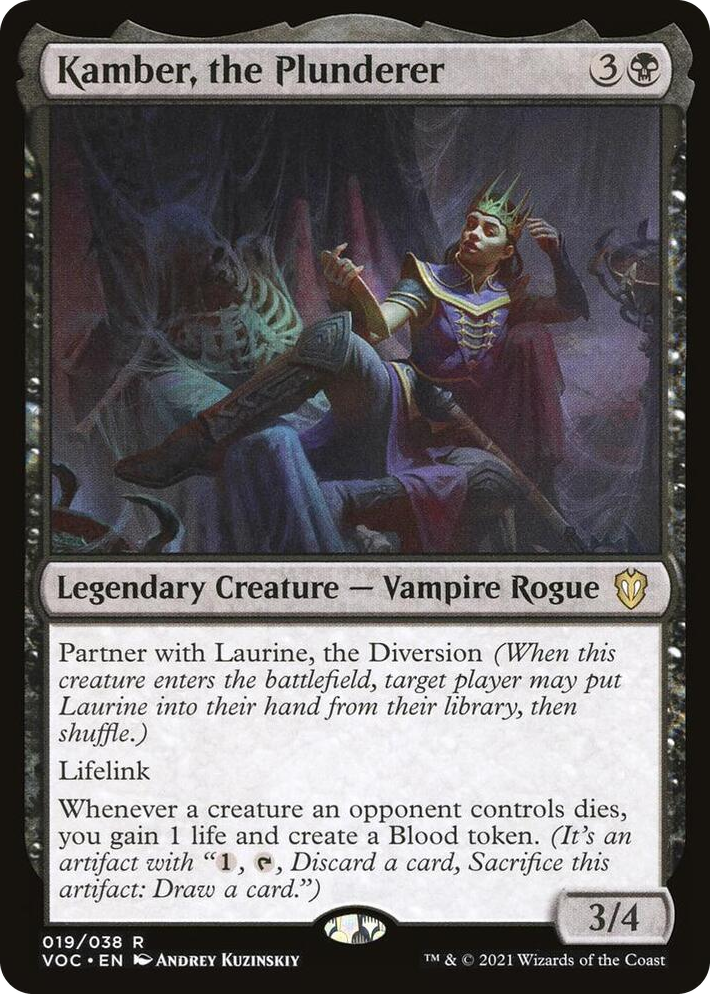 0019 Kamber, the Plunderer R Commander: Innistrad: Crimson Vow