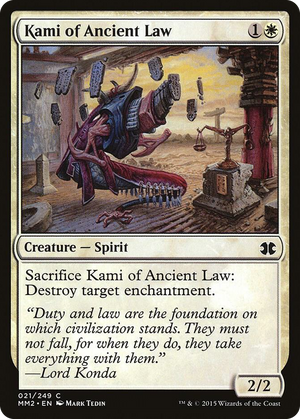 0021 Kami of Ancient Law C Modern Masters 2015
