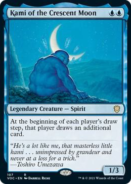 0107 Kami of the Crescent Moon R Commander: Innistrad: Crimson Vow