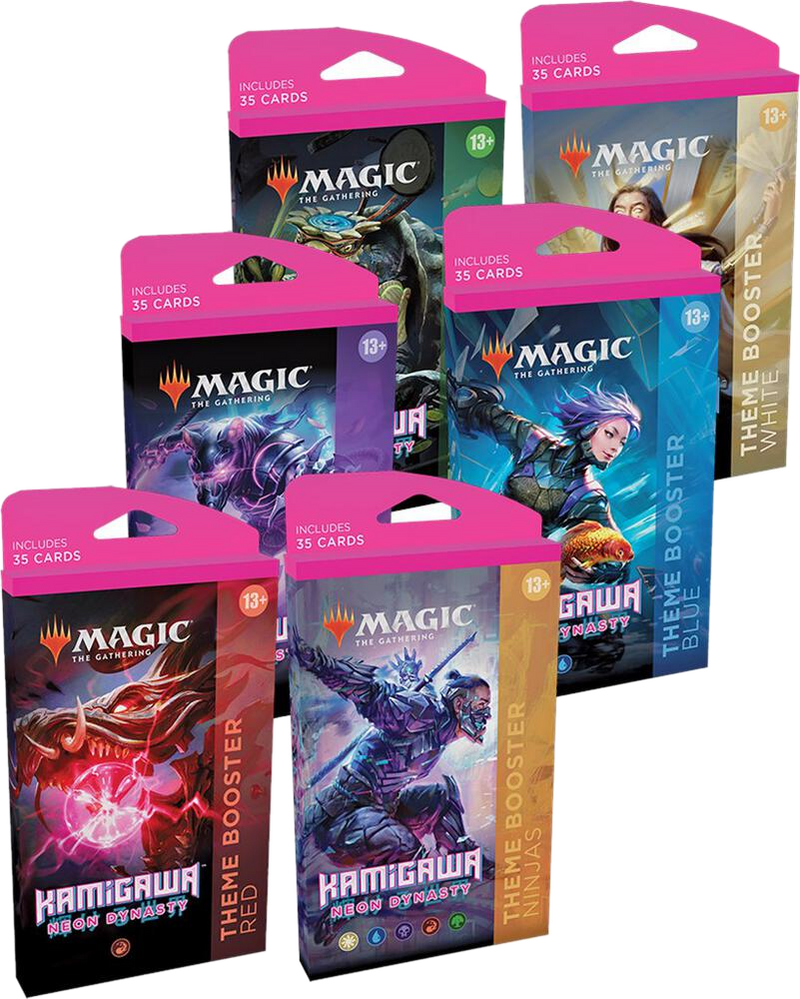 Kamigawa: Neon Dynasty - Theme Booster [Set of 6] - Kamigawa: Neon Dynasty sealed product