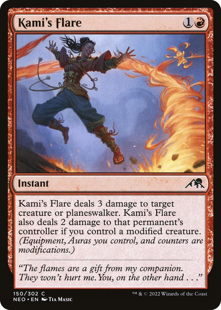 0150 Kami's Flare C Kamigawa: Neon Dynasty