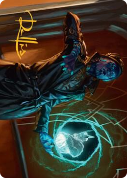 0041 Kamiz, Obscura Oculus Art Card (Gold-Stamped Signature) S Art Series: Streets of New Capenna