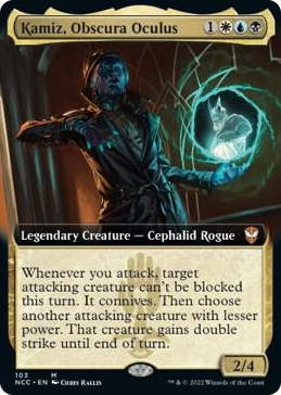 0103 Kamiz, Obscura Oculus (Extended Art) M Commander: Streets of New Capenna