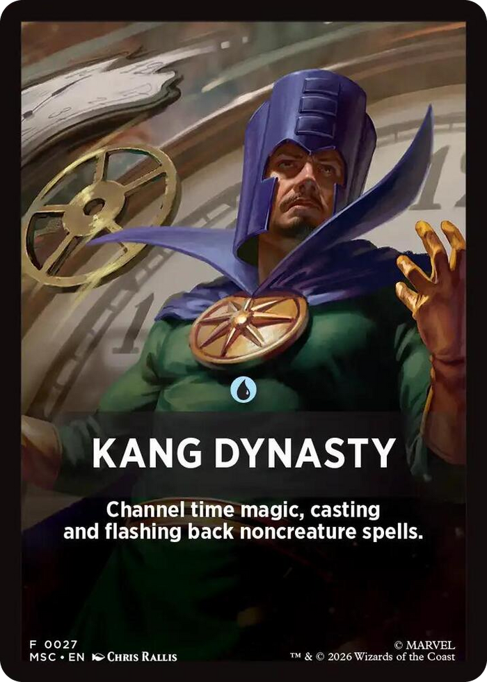Kang Dynasty Theme Card #27 T - Commander: Marvel Super Heroes Pokemon card