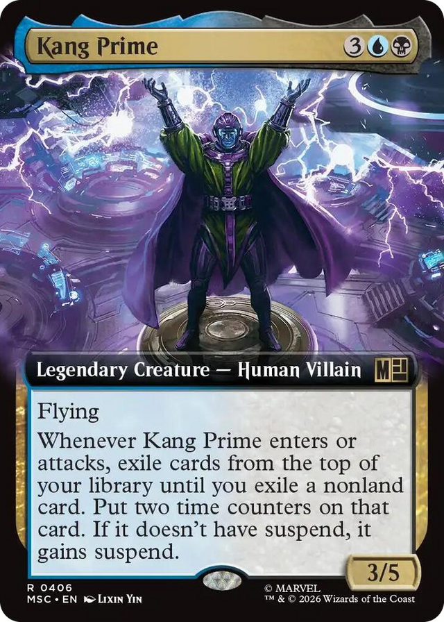 0406 Kang Prime (Extended Art) R Commander: Marvel Super Heroes