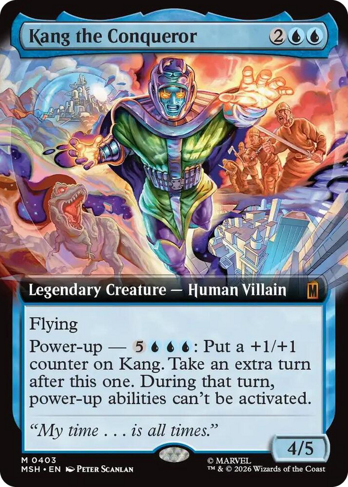 Kang the Conqueror (Extended Art) #403 M - Marvel Super Heroes Pokemon card