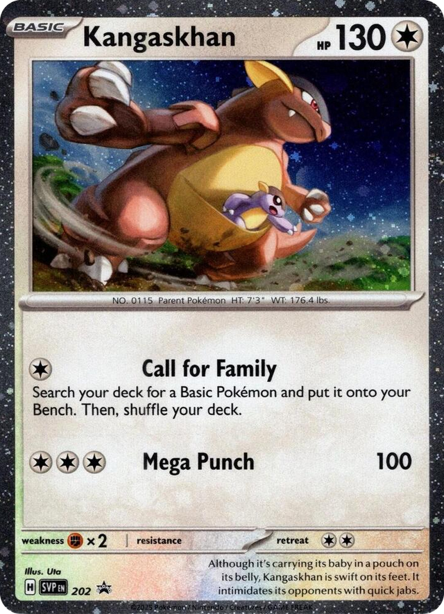 0202 Kangaskhan - 202 (Cosmos Holo) Holo Rare Scarlet & Violet Promo Cards