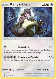 0099 Kangaskhan - 99/149 (SM Base Set) Rare Deck Exclusives