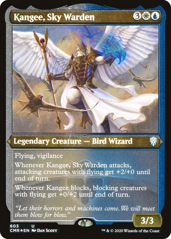 0603 Kangee, Sky Warden (Foil Etched) U Commander Legends