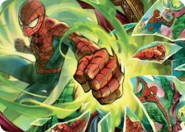 0017 Kapow! Art Card S Art Series: Marvel's Spider-Man