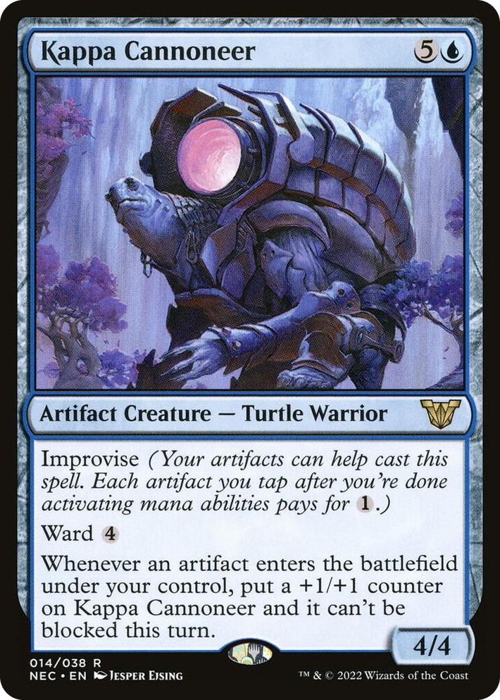 0014 Kappa Cannoneer R Commander: Kamigawa: Neon Dynasty