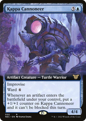 0050 Kappa Cannoneer (Extended Art) R Commander: Kamigawa: Neon Dynasty