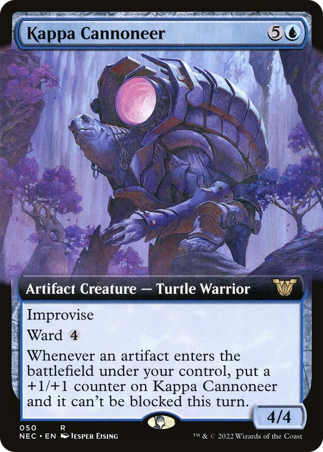 0050 Kappa Cannoneer (Extended Art) R Commander: Kamigawa: Neon Dynasty