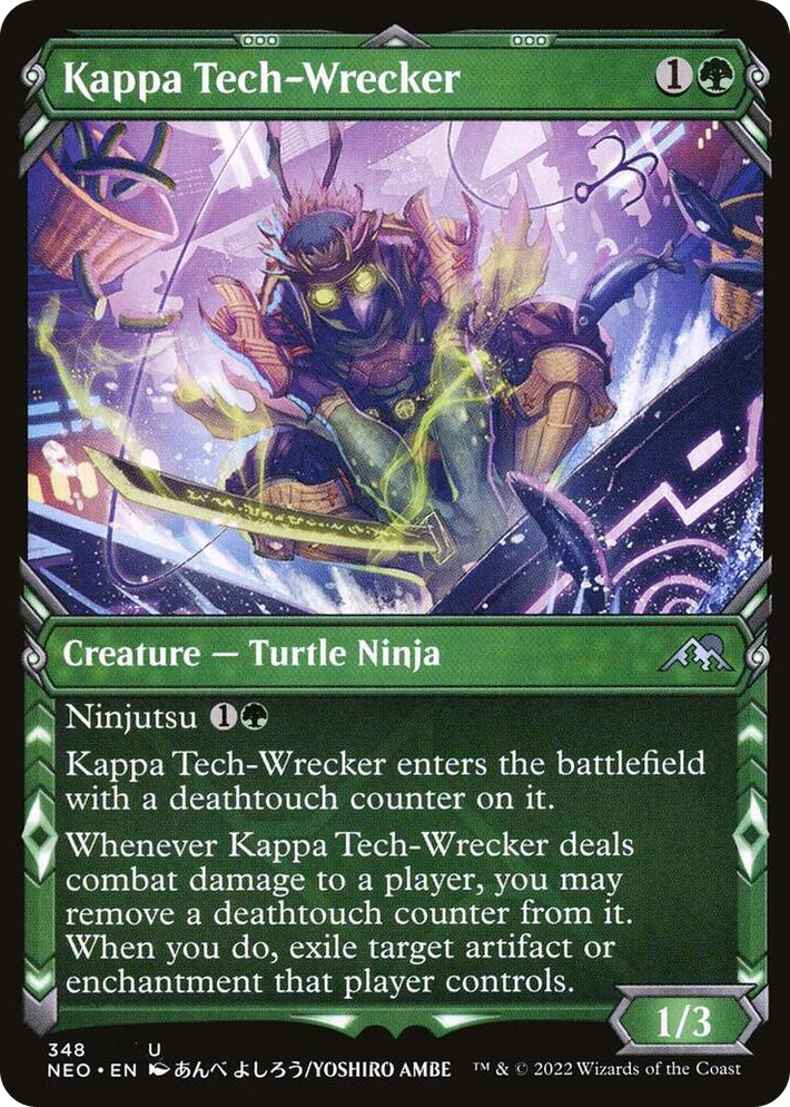0348 Kappa Tech-Wrecker (Showcase) U Kamigawa: Neon Dynasty