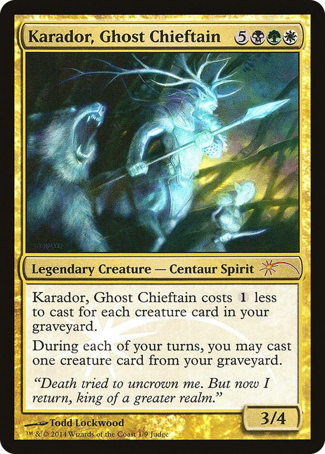 Karador, Ghost Chieftain #1 P - Judge Promos Pokemon card
