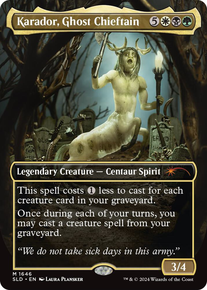 1646 Karador, Ghost Chieftain M Secret Lair Drop Series