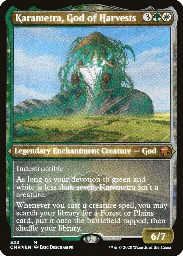 0522 Karametra, God of Harvests (Foil Etched) M Commander Legends