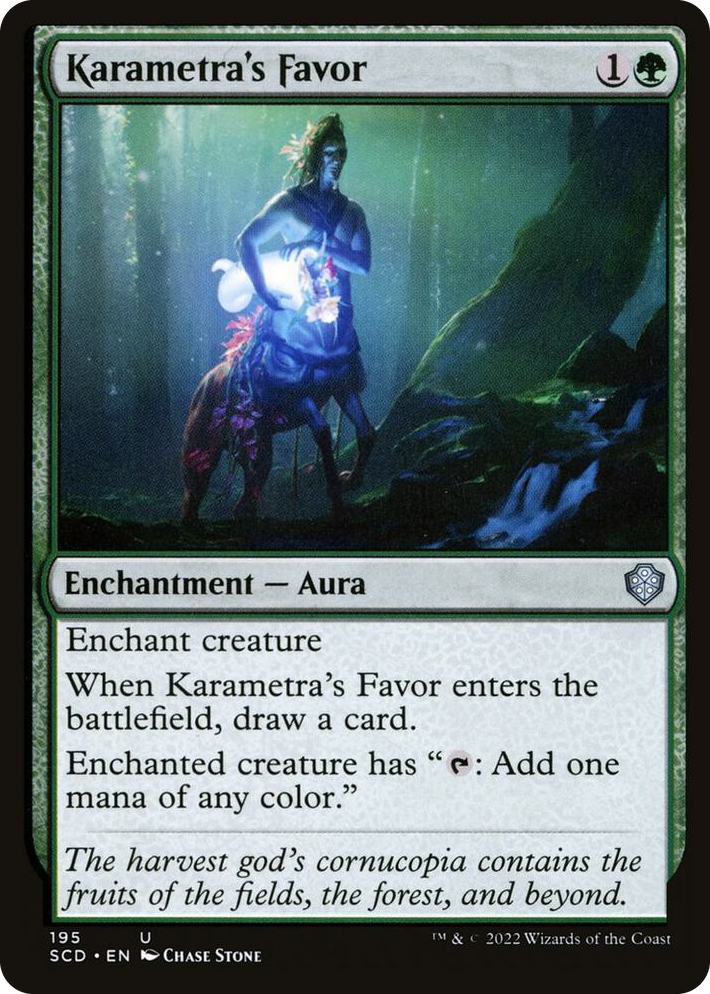 0195 Karametra's Favor U Starter Commander Decks
