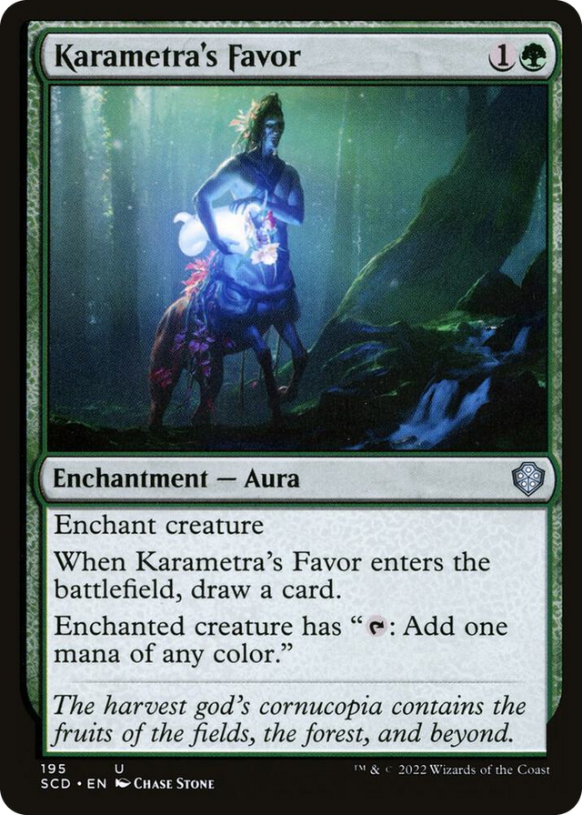 0195 Karametra's Favor U Starter Commander Decks