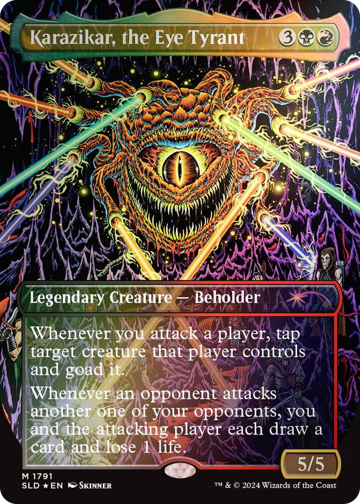 Karazikar, the Eye Tyrant (Rainbow Foil) #1791 M - Secret Lair Drop Series Pokemon card