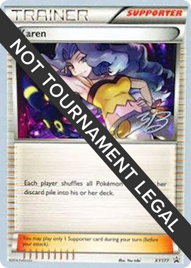 XY177 Karen - 2017 (Zachary Bokhari) Common World Championship Decks