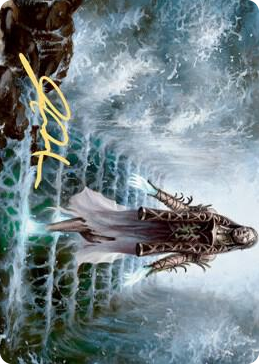 0017 Karfell Harbinger Art Card (Gold-Stamped Signature) S Art Series: Kaldheim