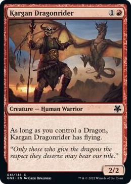 0081 Kargan Dragonrider C Magic Game Night: Free-For-All
