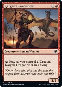 0081 Kargan Dragonrider C Magic Game Night: Free-For-All