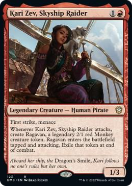0123 Kari Zev, Skyship Raider R Commander: Dominaria United