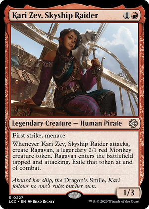 0227 Kari Zev, Skyship Raider R Commander: The Lost Caverns of Ixalan