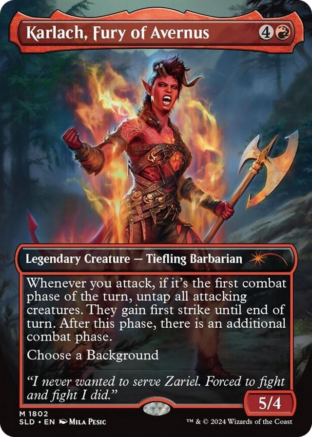 1802 Karlach, Fury of Avernus M Secret Lair Drop Series