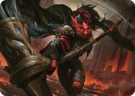 0034 Karlach, Fury of Avernus Art Card (34/81) S Art Series: Commander Legends: Battle for Baldur's Gate