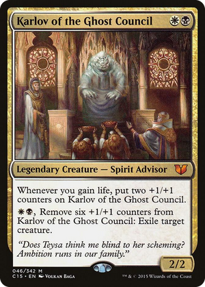 0046 Karlov of the Ghost Council M Commander 2015