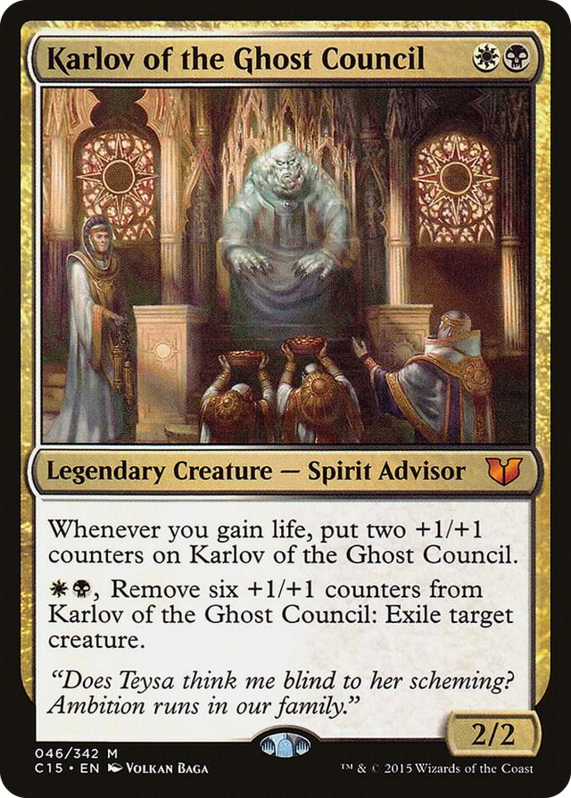 0046 Karlov of the Ghost Council M Commander 2015