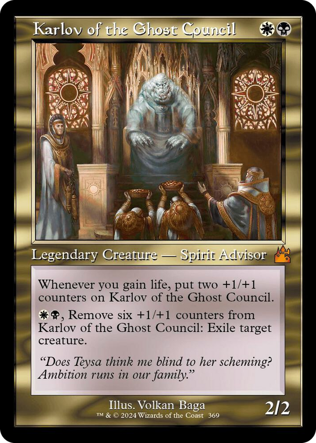 0369 Karlov of the Ghost Council (Retro Frame) M Ravnica Remastered