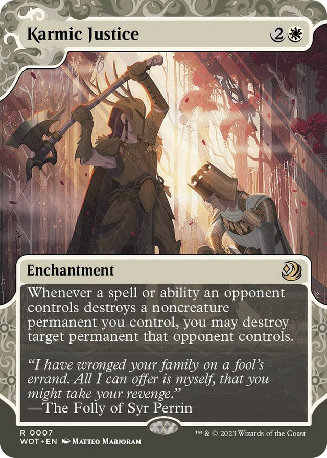 0007 Karmic Justice R Wilds of Eldraine: Enchanting Tales