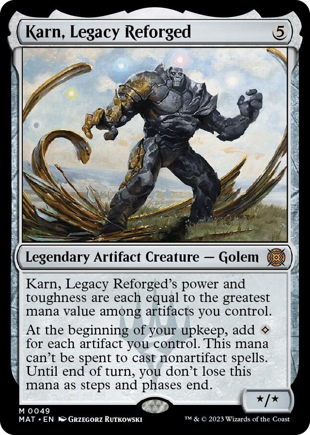 Karn, Legacy Reforged #49 M - March of the Machine: The Aftermath Pokemon card