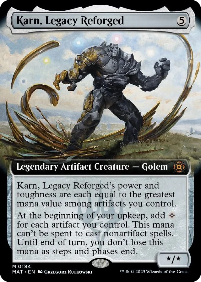 0184 Karn, Legacy Reforged (Extended Art) M March of the Machine: The Aftermath